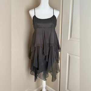 Free People Runaway Rockstar Mini Slip Cocktail Dress Women’s Size 6